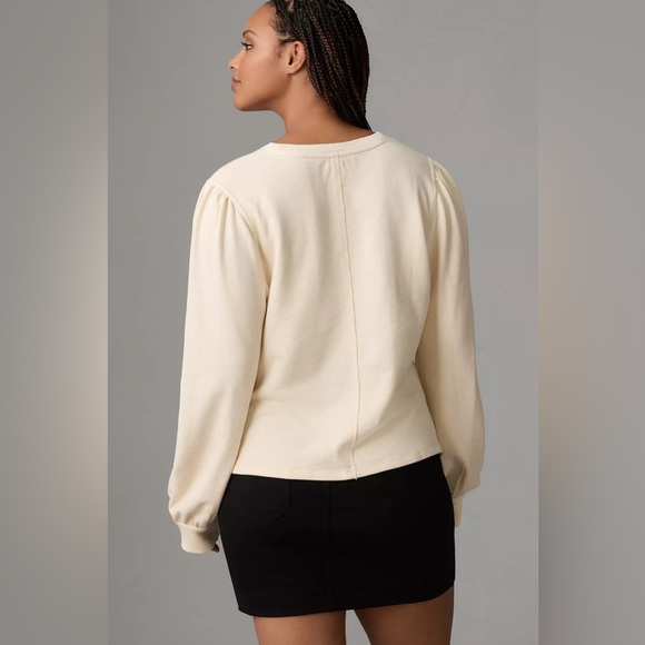 Pilcro anthropologie Twist-Front Sweatshirt 31927 - Picture 7 of 14